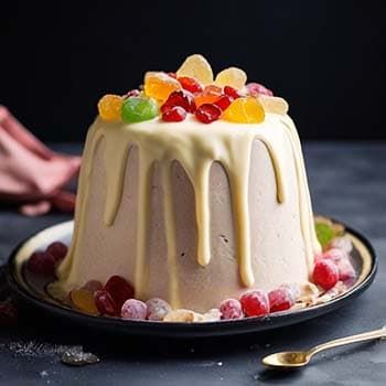 Сливочно-финиковая пасха с цукатами