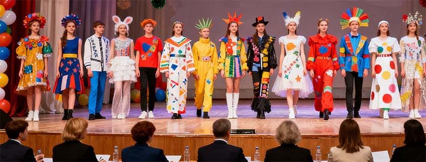 Конкурс костюмов среди молодежи