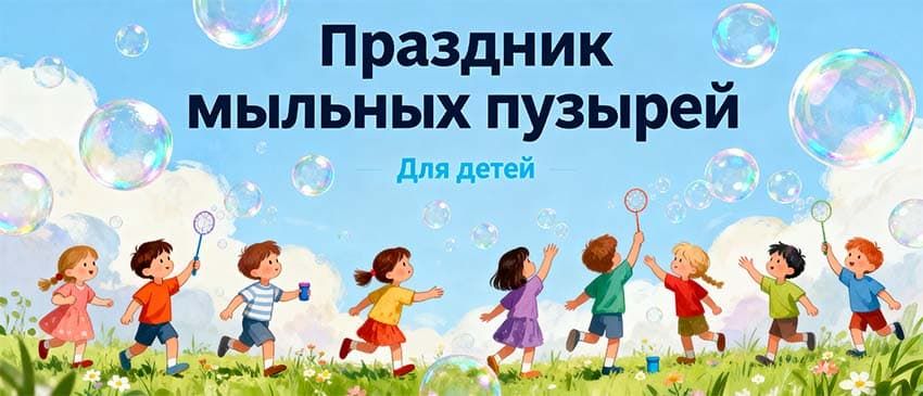 Праздник мыльных пузырей