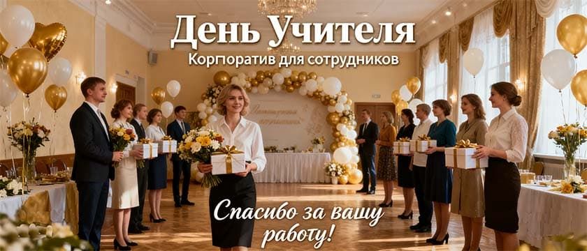 Коропоратив для сотрудников на День Учителя