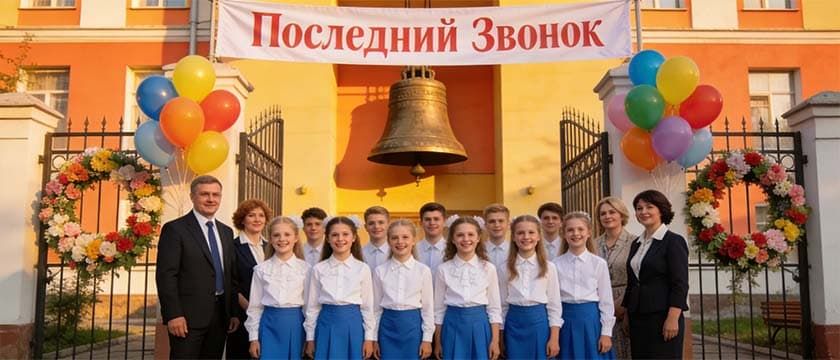 Последний звонок в школе